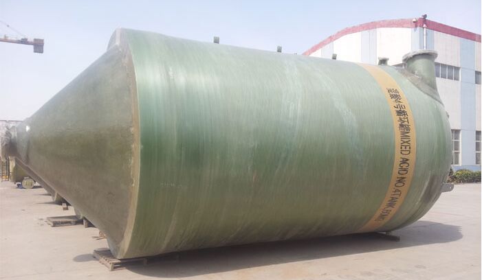 臥式玻璃鋼儲罐圖集
